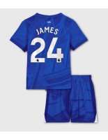 Chelsea Reece James #24 Hjemmedraktsett Barn 2025-26 Korte ermer (+ bukser)